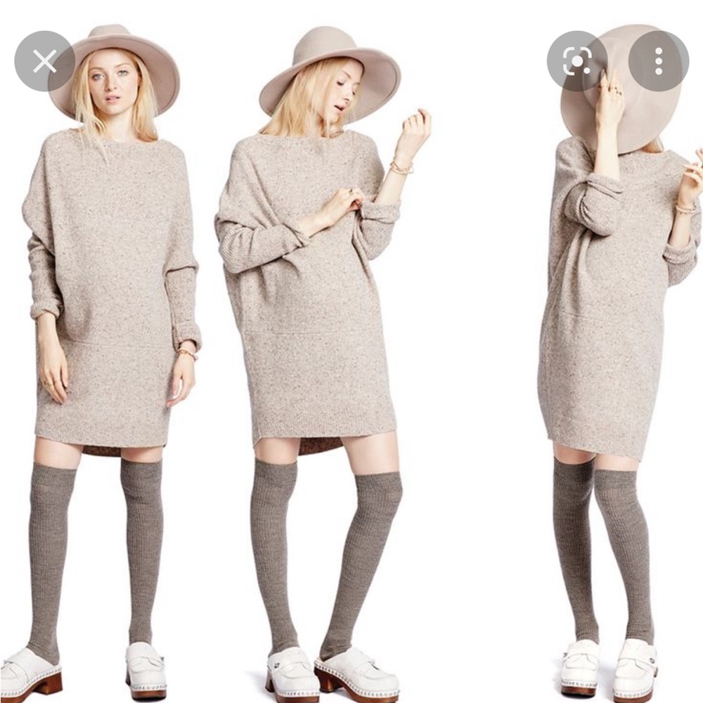 Hatch Agyness Gray wool dress maternity - Picture 4 of 7